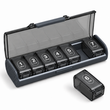 7-Day Travel Pill Organizer with Removable Daily Boxes