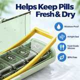 7-Day Travel Pill Organizer with Removable Daily Boxes