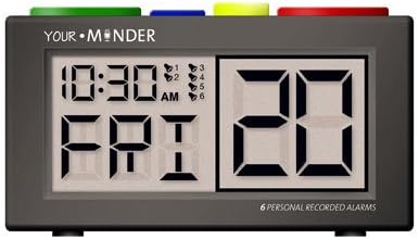 MedCenter Talking Alarm Clock - Black