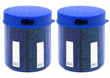 Monster Jr UV Protected Blue Pill Dispenser with Compartment Labels (1 or 2 Pack)