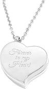 Amour Heart Pill Necklace - Forever in My Heart