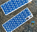 AM/PM Blue Monthly Pill Organizer Pods