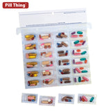Unit Dose XXL Perforated Cold Seal Blister Cards - 28 Doses - 6 Pack