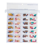 Unit Dose XXL Perforated Cold Seal Blister Cards - 28 Doses - 6 Pack