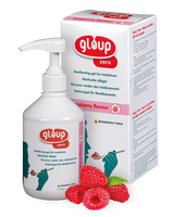 Gloup Zero Sugar-Free Pill Swallowing Gel – Raspberry, 500ml | Diabetic Safe, IDDSI Level 3