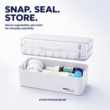 MedDuo Weekly Pill Organizer & Medication Storage System