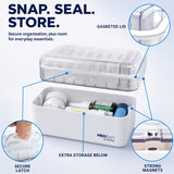 MedDuo Weekly Pill Organizer & Medication Storage System