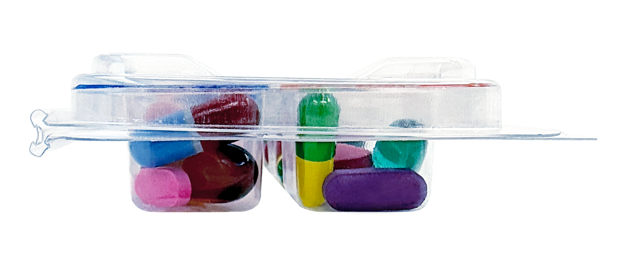 Weekly 2x/Day AM/PM Medication Tray – 7-Day Pill Organizer with Color-Coded Covers & Secure Lid (5 or 10 Pack)