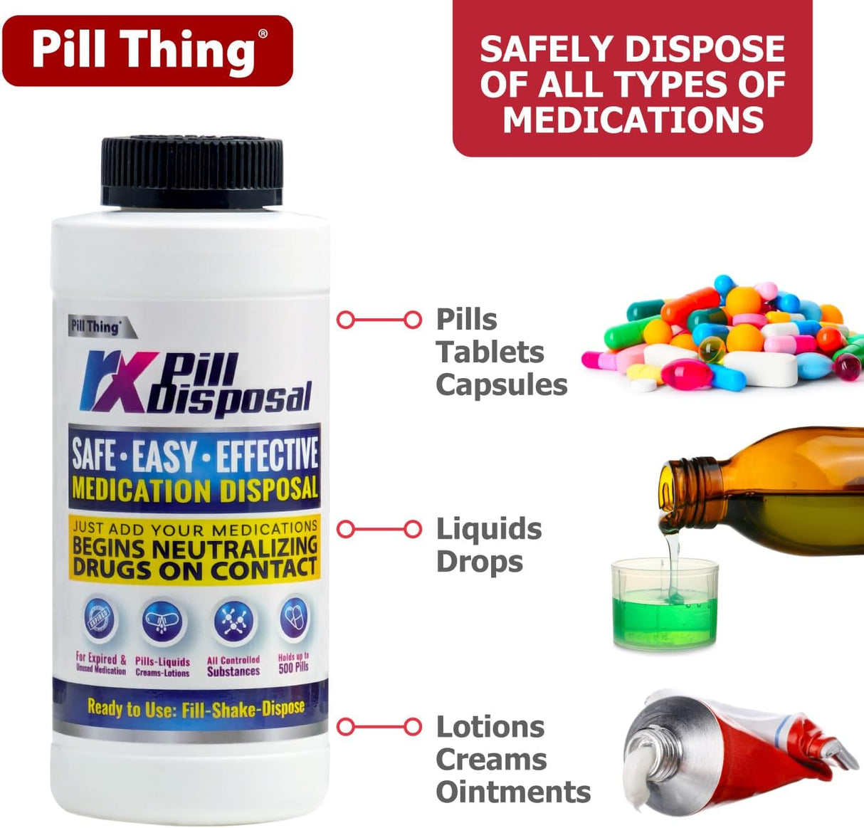 RX Pill Disposal - Medium