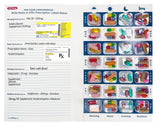 4 Times a Day Weekly XL Cold Seal Pharmacy Blister Pack System Cards for Pills - 100 Pack