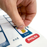 Weekly XL, 4 Time a Day, Cold Seal Medication Blister Cards - Tri-Fold Booklet