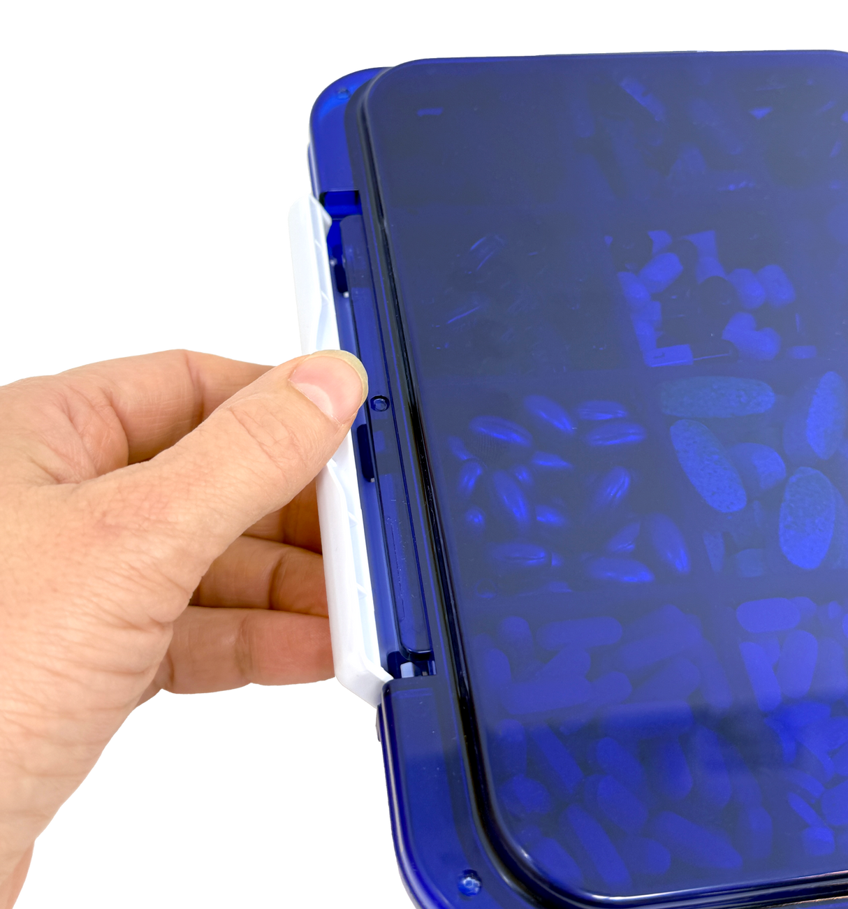 12 Compartment Large Pill Case with Airtight, Waterproof Seal, Medication Map Included (Multiple Colors)