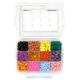 12 Compartment Large Pill Case with Airtight, Waterproof Seal, Medication Map Included (Multiple Colors)