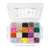 20 Compartment Large Pill Case with Airtight, Waterproof Seal, Medication Map Included