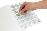 Weekly XL, 4 Time a Day, Cold Seal Medication Blister Cards - Tri-Fold Booklet