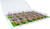 Weekly XL, 4 Time a Day, Cold Seal Medication Blister Cards - Tri-Fold Booklet