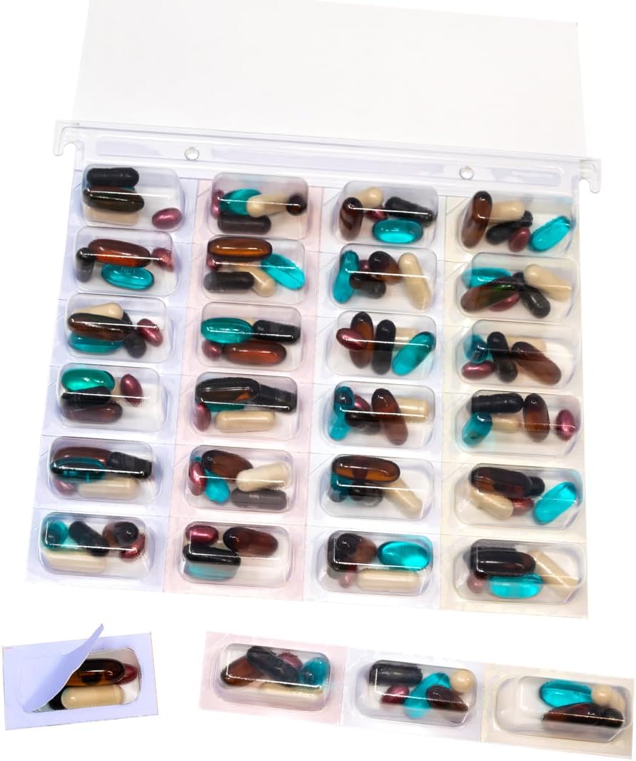 Unit Dose XXL Perforated Cold Seal Blister Cards - 28 Doses