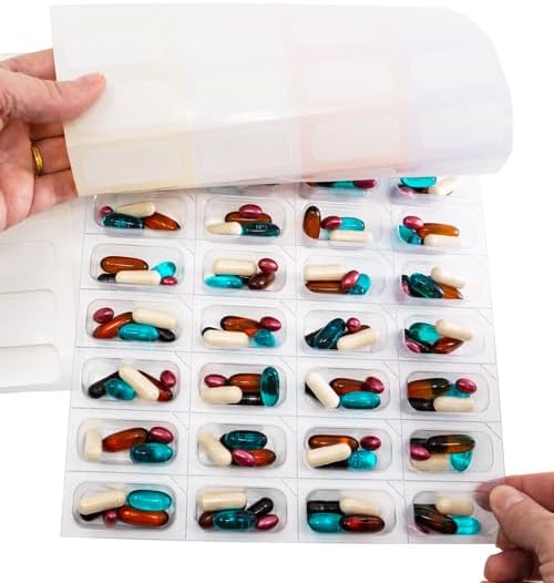 Unit Dose XXL Perforated Cold Seal Blister Cards - 28 Doses