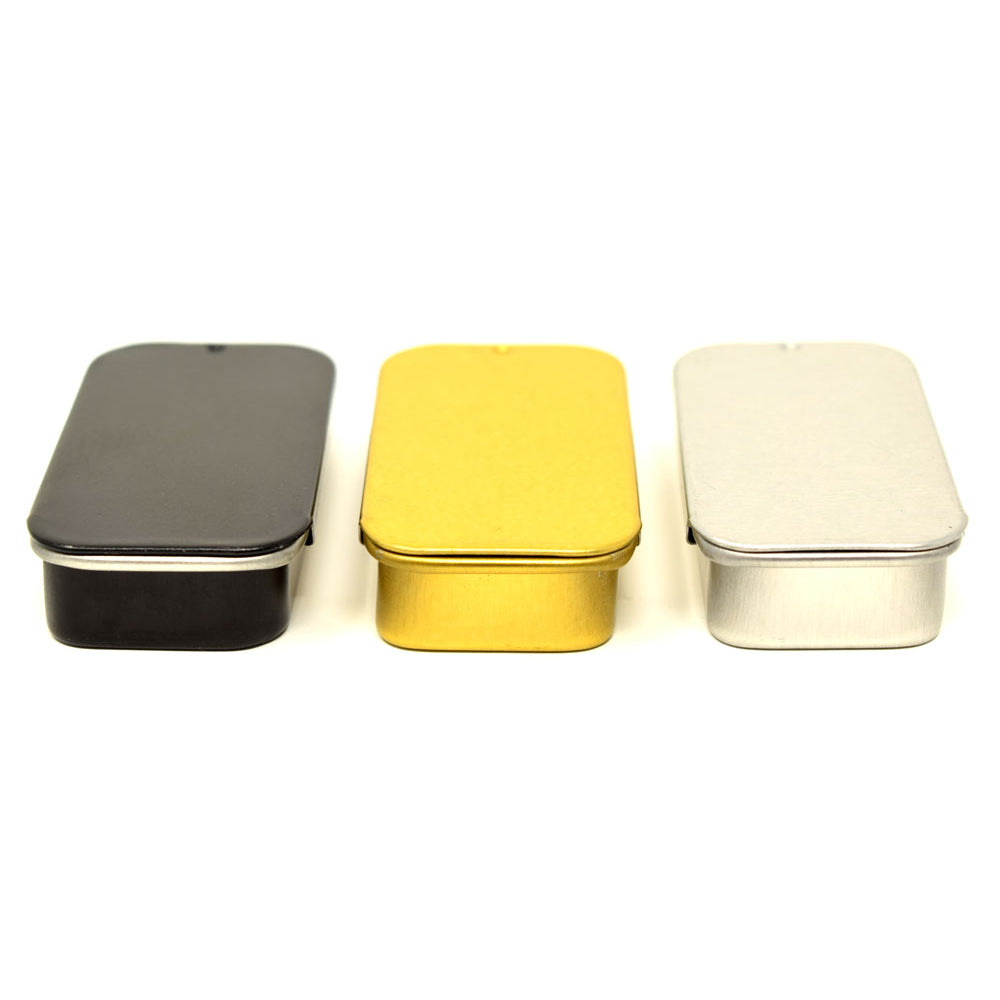 Slide Top Pill Tins