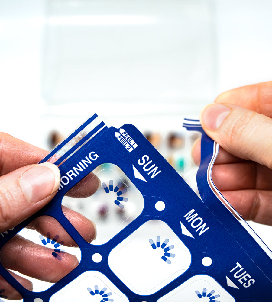 MediCase Reusable Pharmacy Packaging 4x/Day