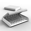 Weekly 4X a Day MEDICASE Daily Pill Boxes with Hard Travel Case - Danish Design Pill Box