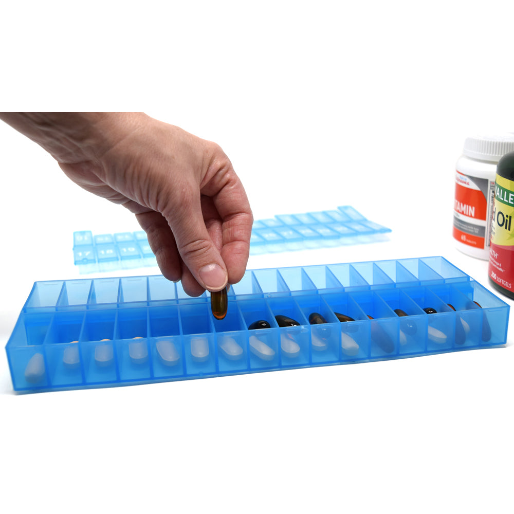 Monthly AM/PM Pill Planner Set