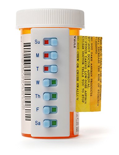 5 Pack Medication Tracker Take-n-Slide Organizer Alternative 7