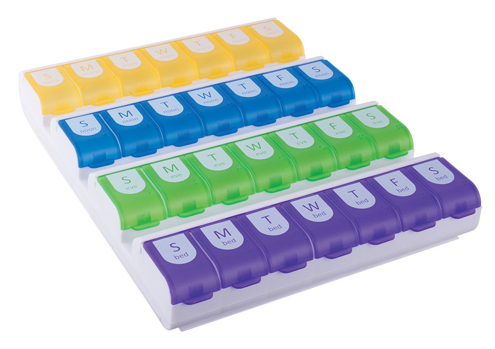 Easy Fill Weekly 4X a Day Medtime Pill Organizer