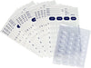 Medication Blister Pack Refill Set Cold Seal - Includes Blister Trays & Cold-Seal Cards - Pill Blister Sizes Regular or Jumbo Blisters (50 Pack)(551/851)