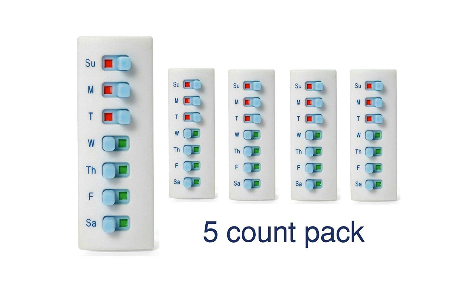 Take-n-Slide - 5 Pack - The New Way to Track Your Medicine!