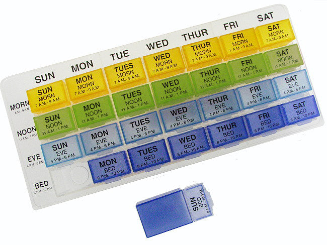 Weekly Dose Removable Pill Organizer