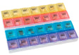 Monthly 4 week pill box organizer case 