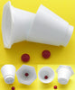 Pill Crusher Cups with Pill Cutter