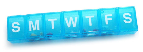 7-Day Pill Organizer case box Large - Item 67006