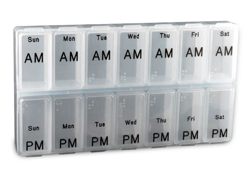 Jumbo Weekly AM/PM Pill Box - Item 307