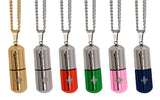 Large Pill Fob Necklace