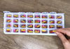 31 Day Clear Monthly Pill Organizer with Removable Daily Pods