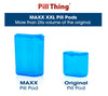 MAXX XXL 31 Day Monthly Pill Organizer with Removable Daily Pods