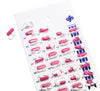 Monthly Cold Seal Medication Blister Cards - Book Fold 6 Pack