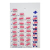 Monthly Cold Seal Medication Blister Cards - Book Fold 6 Pack