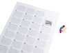 Monthly XL, Cold Seal Medication Blister Cards - Tri-Fold Booklet 6 Pack
