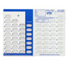 Color Coded Monthly Medication Blister Cards - Cold Seal