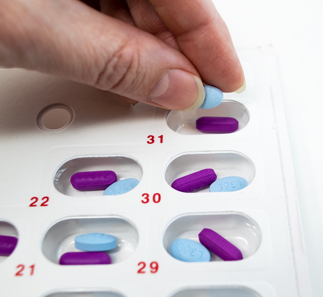 Color Coded Monthly Medication Blister Cards - Cold Seal