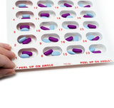 Monthly pharmacy pill medication blister cards. Inexpensive way to organize prescriptions for disabled, seniors & family.