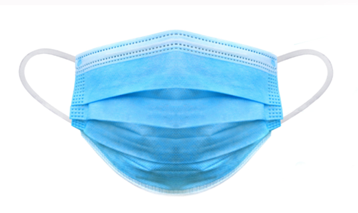 3-Ply Face Mask with Elastic Ear Loop
