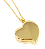 Beautiful Silver or Gold Heart Necklace that holds your pills secure while still being stylish! Great jewery gift for women!