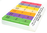 MedWrite 3 Times a Day Weekly Pill Organizer - Jumbo