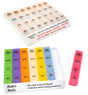 MedWrite 4X Weekly Pill Organizer - Jumbo Items H792 H793