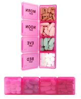 Olympic XL Weekly Pill Organizer with Case, Pill Cutter & Medication Log