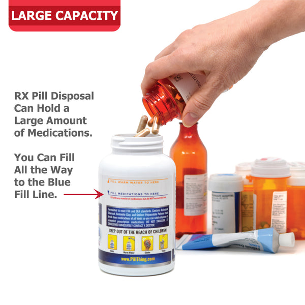Disposing Rx Injection Jars RX Pill Disposal – Pill Thing